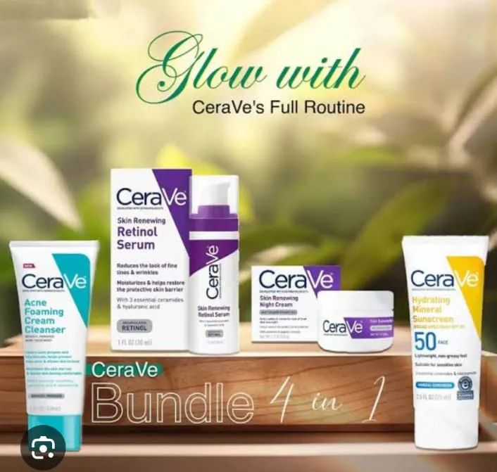 The CeraVe 4 in 1 Kit typically